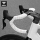 Captain Tas road bike bicycle handlebar strap wrapping strap fixed anti-slip shock-absorbing wear-resistant cycling bicycle handlebar strap accessories black powder