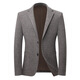 Playboy (PLAYBOY) 2025 Autumn and Winter Thick Men's Wool Suit Young and Middle-aged Men's Business Casual Trend Single Suit Jacket Men 6656 Gray M 170