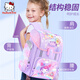 Hello Kitty库洛米书包小学生1-3年级护脊护肩女生儿童生日礼物女孩 礼盒装【库洛米A】护脊背垫