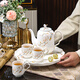 Zhengye light luxury water cup set housewarming moving gift new Chinese style household ceramic cup tea set complete set