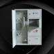 Drei-Network Integrierte Faserfaser-Splitterbox 72 96 48 Core 24 Optical Cable Corridor Junction Wall Hanging Four Network 600-800-12048-96 Core Four Networks