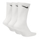 NIKE socks men's comfortable breathable sports socks mid-calf socks three pairs SX7676-100 white L