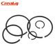 CreabyGB895.2 Shaft wire retaining ring stop ring C-type elastic snap ring 70 manganese steel circlip M8 (200 pieces)
