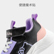 HELLOKITTY children's shoes girls sneakers children's autumn shock-absorbing running shoes girls light casual white shoes 6913 black powder 33