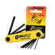 Yonghuan plegable set American y British Hexagon Wrench HF9S 12591 12589 HF9 5/641/4