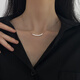 DL 1998 Fat Donglai same style pt950 platinum smile necklace women's light luxury niche clavicle chain versatile and simple 520 Valentine's Day smile necklace pendant about 3cm long + SF empty
