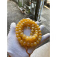Knock Knock Love Hainan Shell Bracelet 108 Necklace Buddhist Bracelet Natural Chicken Fat Yellow Xinjiang Gold Silk White Jade Bead Chain for Men and Women 8mm Dark Yellow Single Circle 22 Flawless