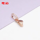 High quality 18k gold plated pendant buckle head Buddha Jade Jade joint melon seed connecting buckle lanyard necklace clip rose gold