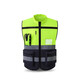 Leadership reflective vest motorcycle riding safety clothing construction site vest reflective clothing jacket riding traffic yellow L