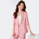 Troman imitation acetic acid high-end fashion professional wear women's suit blazer feminine temperament western style office worker OL suit