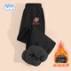 Baleno girls' pants 2025 winter velvet thickened autumn and winter girls winter warm trousers children's sports sweatpants