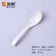 Wuhe sterilizer special melamine tableware white spoon imitation porcelain tableware wholesale hotel home catering fast food hall 50 special spoons for sterilizer