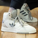 
Adidas (adidas) Clover men's and women's shoes sports and casual high-top shoes 2023 winter IF2694 IF2675 white_light green_dark green 36.5
