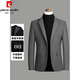 Pierre cardin wool suit jacket men spring and autumn middle-aged and young business casual small suit wool suit jacket men 2305-Narrow Blue XL [135-150Jin [Jin equals 0.5 kg]]