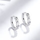 Liuguifu Jewelry PT950 Platinum Earrings Brilliant Platinum Earrings for Women PT0200030 1.90g