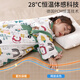 Antarctic Children's Quilt Winter Anti-Kick Cotton 0-3-6-12 Years Old Spring and Autumn Thickened Constant Temperature Removable Baby Sleeping Bag Dennis Dinosaur-Spring and Autumn Style L Size 150cm (Suitable for 3-12 Years Old)