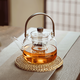 Mingguang teapot glass teapot tea water separation teapot high borosilicate glass kettle glass tea set kung fu teapot