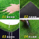 Qingya lawn simulation carpet artificial fake turf outdoor bedding kindergarten green artificial floor mat plastic grass decoration 3cm encrypted version (2m wide x 1m long)