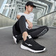 Hongxing Erke men's shoes, sports shoes, comfortable casual running shoes, lightweight soft-soled mesh shoes, jogging shoes for men