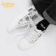 Carbin men's shoes genuine summer new breathable casual board shoes men's fashionable low-top canvas shoes men's printed shoes men's trendy shoes white 40 [=sports shoes size 41]