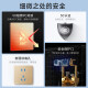 NVC NVC electrician switch socket 10a oblique five-hole socket 86 type concealed socket panel N25 champagne gold