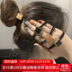 Xiang Wan Hair Rope Women's 5-piece Four-leaf Clover Hair Rope Simple High-Elastic Hair Rope Rubber Band Non-Stretching Hair Rope Birthday Gift for Girls