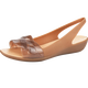 Crocs (Crocs) Frauenschuhe Isabella Open-Toe Leichtes Sommer kleiner Absatz lässig Sandalen offizielle Flaggschiff echt 203228-689-Coral Red 34-35 (W5) 220 mm