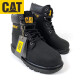 卡特 CAT（CAT）高帮经典大黄靴情侣款马丁靴真皮牛皮工装鞋户外女鞋男鞋 男款黄色 比运动鞋偏大一码 (150mm) 39