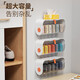 Huangsi wall-mounted storage box underwear, panties and socks storage three-in-one compartment drawer type socks, underwear and bra organization, underwear storage box, white