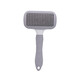 Amore Cat Comb Dog Hair Cleaner Hair Removal Comb Teddy Bichon Needle Comb Removes Floating Hair and Knot Opening Brush Pet Dog Comb Square Head Pet Self-Cleaning Comb Blue Fine Needle