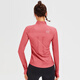 Corif fitness clothing women's autumn and winter half-zip slimming professional running training Pilates sports yoga clothing long-sleeved pomegranate powder 2XL
