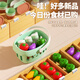 Huangen simulated food cooking set kitchen utensils cooking mini kitchen children's play house 4-6 girls' toys 7-10