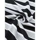 Nike Herren Striped bequeme atmungsaktive Lapel-Sports und ungezwungene Kurzärmer-T-Shirt FN3897 Schwarz und Weiß FN3897-010 L