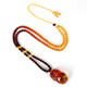 Yuzhi, a variety of 1 items, 1 certificate, 1 shot, collection of natural flower amber Pixiu pendant, amber pendant, sweater chain, holiday gift G349 collection of orphan Pixiu 9.2g, with bead chain