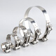 Deqi 304 stainless steel strong hose hoop European style hose hoop pipe hoop clamp fixed ring buckle water pipe hoop pipe clamp diameter 23-25MM