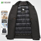 Shanshan wool double-sided woolen jacket men's removable goose down liner thickened business casual lapel jacket men's work wear