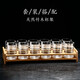 Qianzun graduated wine glass 2 liang white wine glass household tempered glass large wine divider wine set 2 liang 3 liang spirit glass white scale 3 liang cup (2 pieces)