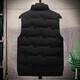 JEEP SPIRIT Jeep vest men's autumn and winter cotton casual versatile vest warm vest men's large size jacket black 2XL