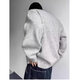 POUM gray American retro Henry collar sweater men's winter lazy style high-end knitted sweater cleanfit jacket TCFS-587 gray M