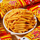 [Representantes de la infancia] Las tiras de camarones Mimi paquetes muchos bocadillos casuales bocadillos nostálgicos Caja de regalo de comida hinchada [Caja entera] 40 paquetes de tiras de camarones