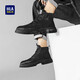 Heilan House HLA Martin boots men's boots autumn and winter outdoor trendy work boots men's mid-high boots men's shoes 0562 black 42