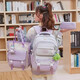 GPHF Japan GP Burden Reduction and Spine Protection-School Bag para mujeres con súper gran capacidad NUEVO Estilo Juvenil Estudiantes de secundaria Mochila Estudiantes de la escuela primaria mochila 9906 colección de tres piezas Red Tres piezas Agregue el carrito de regalos para bebés