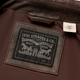 Levi's (Levi's) same style in the store Levi's Levi's 25 autumn and winter new men's business lapel leather jacket 003AU Brown XS