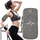 BOSTANTEN running mobile phone arm bag for men and women fitness outdoor night running mobile phone wrist bag gray large capacity - can hold 6.5-inch mobile phone