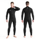 Wetsuit for men 1.5mm 3MM one-piece wetsuit for women cold-proof and warm swimsuit surfing paddle board snorkeling suit new style 1.5MM black gray short-sleeved one-piece back opening male 2XL