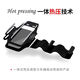 Zailu running mobile phone bag arm bag sports fitness bag equipment arm arm sleeve arm wrist bag hanging wrist strap mobile phone case large cool black suitable for mobile phones under 6 points 3 inches