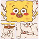 SpongeBob SquarePants Life-size Pillow Big Star Long Pillow Cute Cartoon Plush Doll Sleeping Leg Doll SpongeBob SquarePants-1 60x180 cm (Large Life-size) 2way