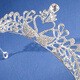 This sea crown tiara children's hair accessories hairband proposal certificate crown birthday gift crown headband crystal tiara crown tiara swan style