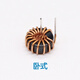 Hanshi Hengye Iron-silicon-aluminum magnetic ring inductor coil 40125-22uH-0.7 wire-5A vertical bushing/100 pieces