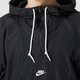 耐克（NIKE）男装2025秋新款梭织连帽半拉链卫衣运动休闲套头衫外套 FN3893-010黑色 L